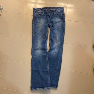 ReRock for express - Distressed blue jeans boot cut 8R